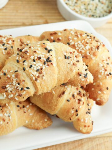 Everything Bagel Seasoning Crescent Rolls.