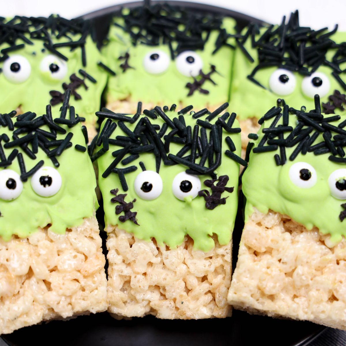 Frankenstein Rice Krispie Treats.