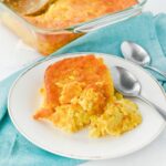 Jiffy Corn Bread Pudding Casserole.
