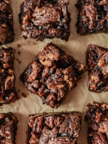 Pecan Pie Brownies Recipe.