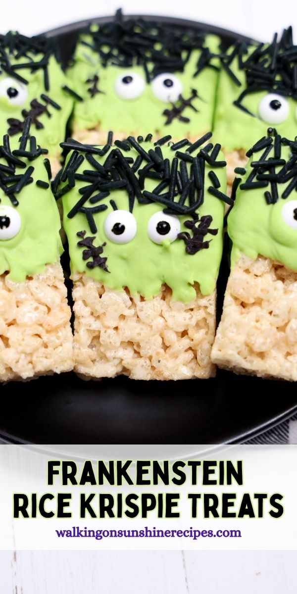 Frankenstein Rice Krispie Treats Pin.