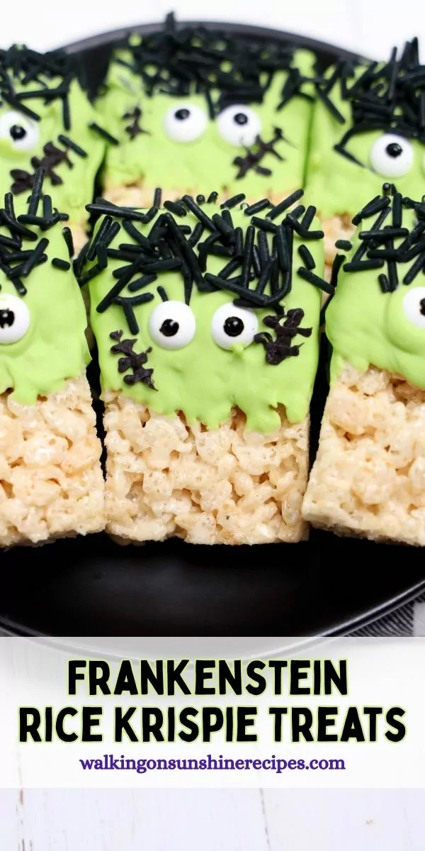 Frankenstein Rice Krispie Treats Pin.