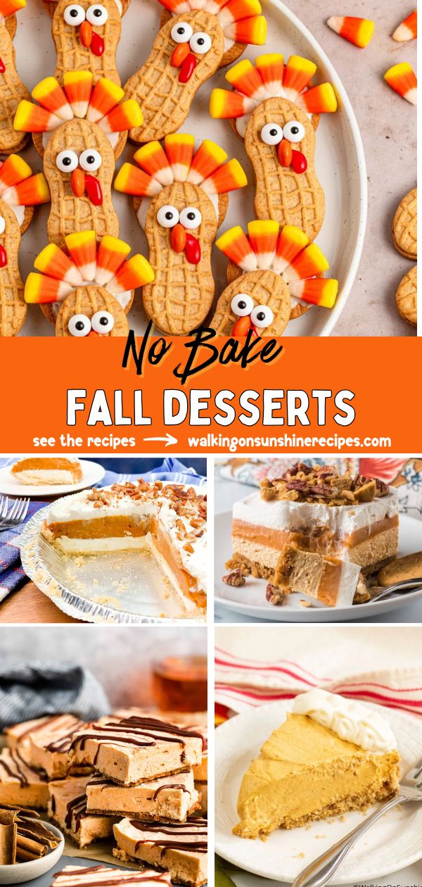 No Bake Fall Desserts