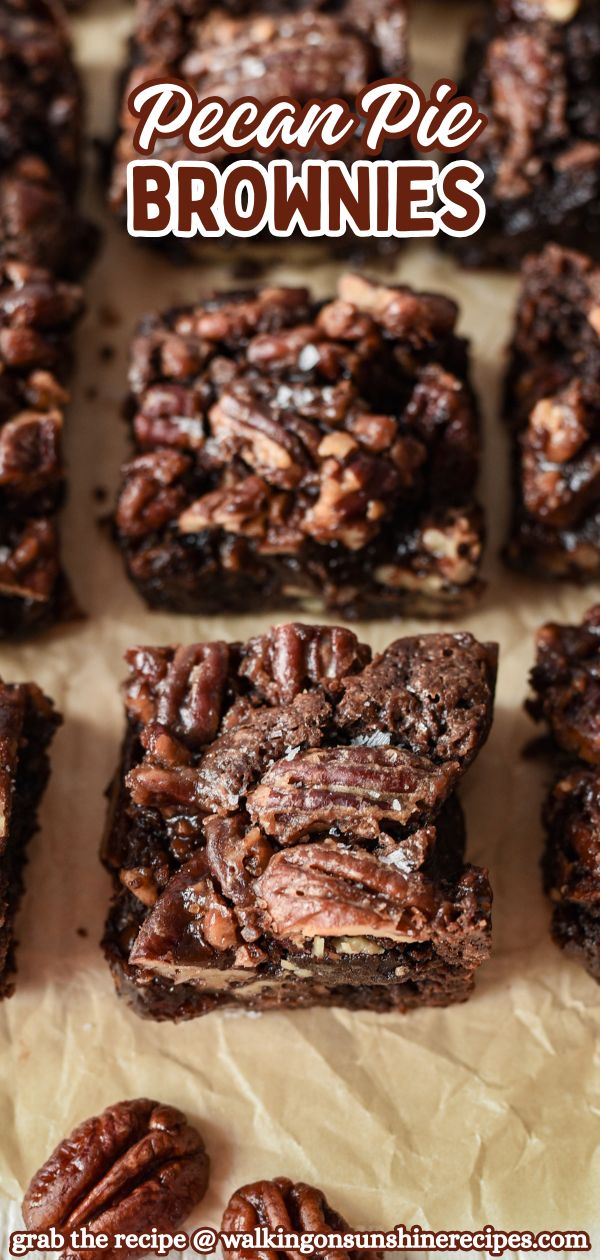 Pecan Pie Brownies Pin.