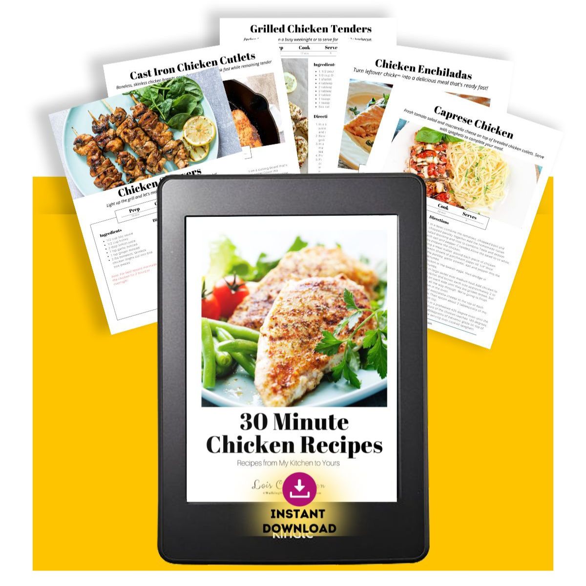 30 minute chicken recipes ebook.