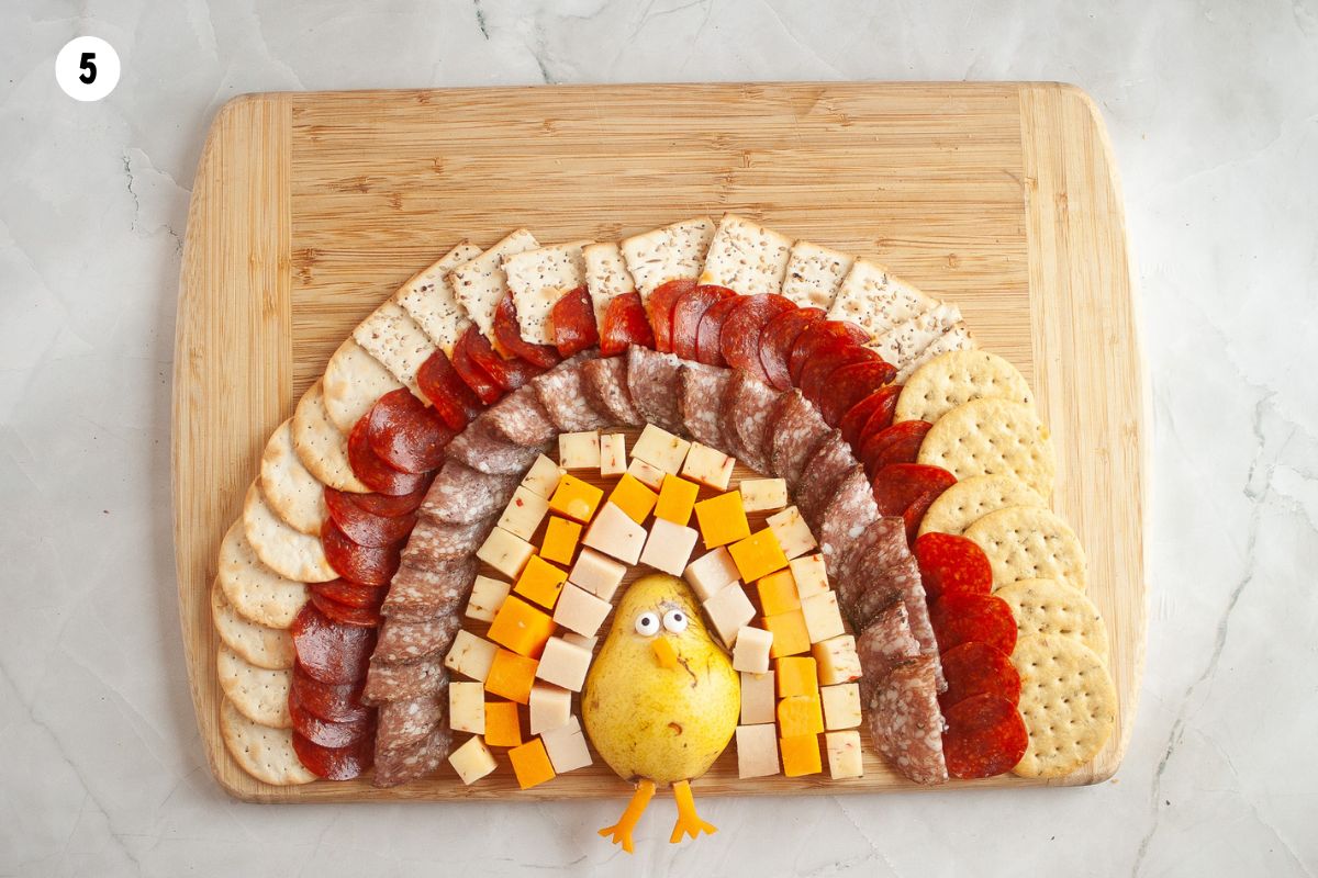 Add layer of crackers.