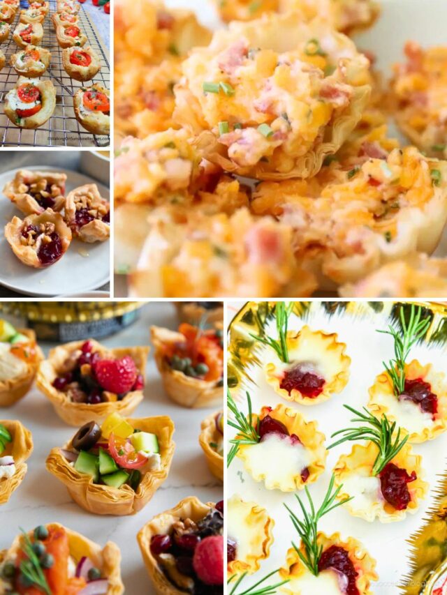 15+ Mini Phyllo Cup Appetizers Perfect for Parties & Holidays - Walking ...