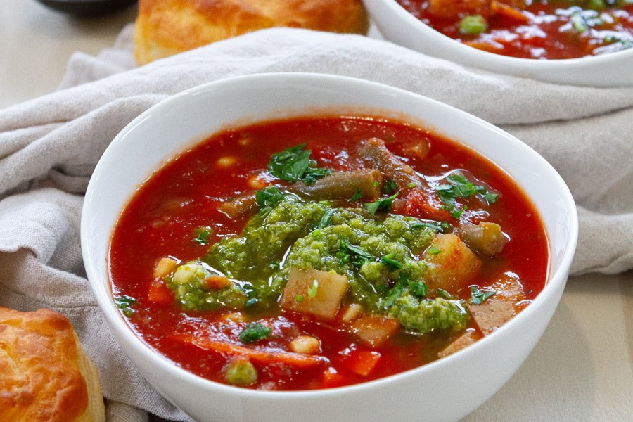 Crock Pot Vegetable Soup