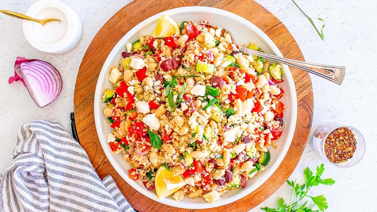 Mediterranean Quinoa Salad