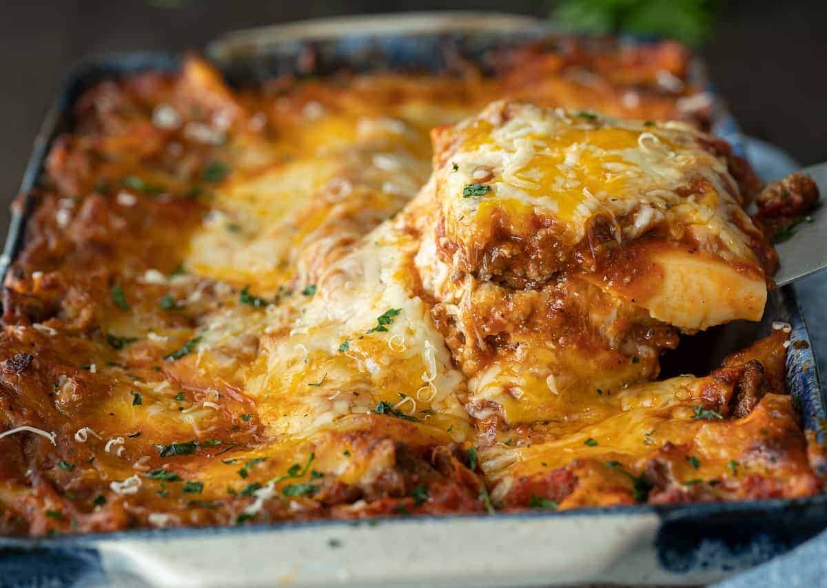 Cheesy Beef Lasagna