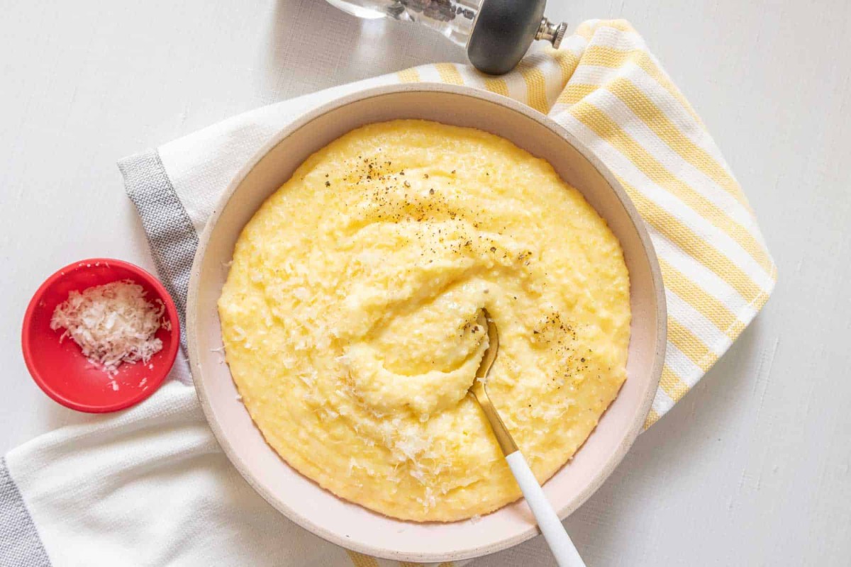 Cheesy Polenta