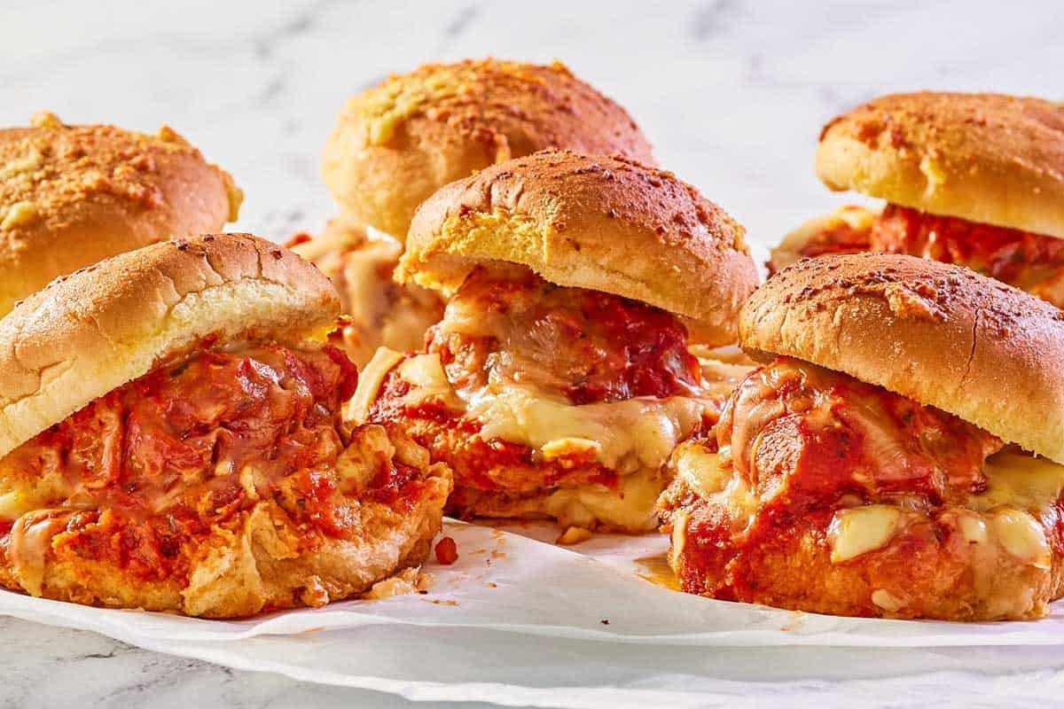Irresistible Cheesy Meatball Sliders