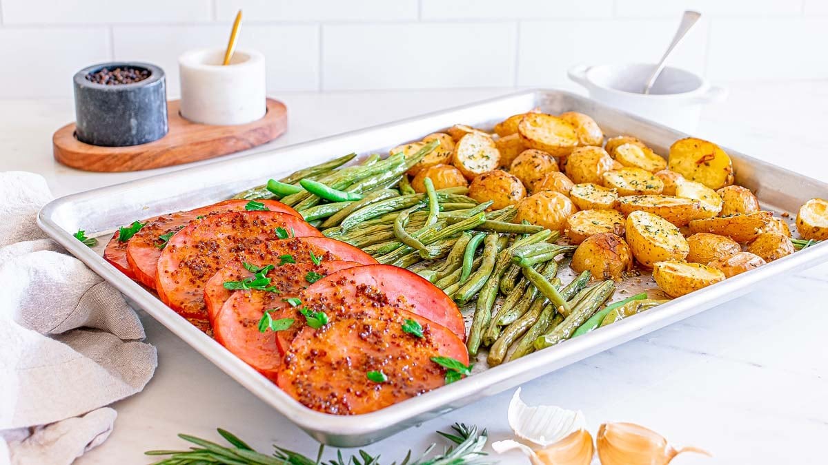 Sheet Pan Ham Dinner