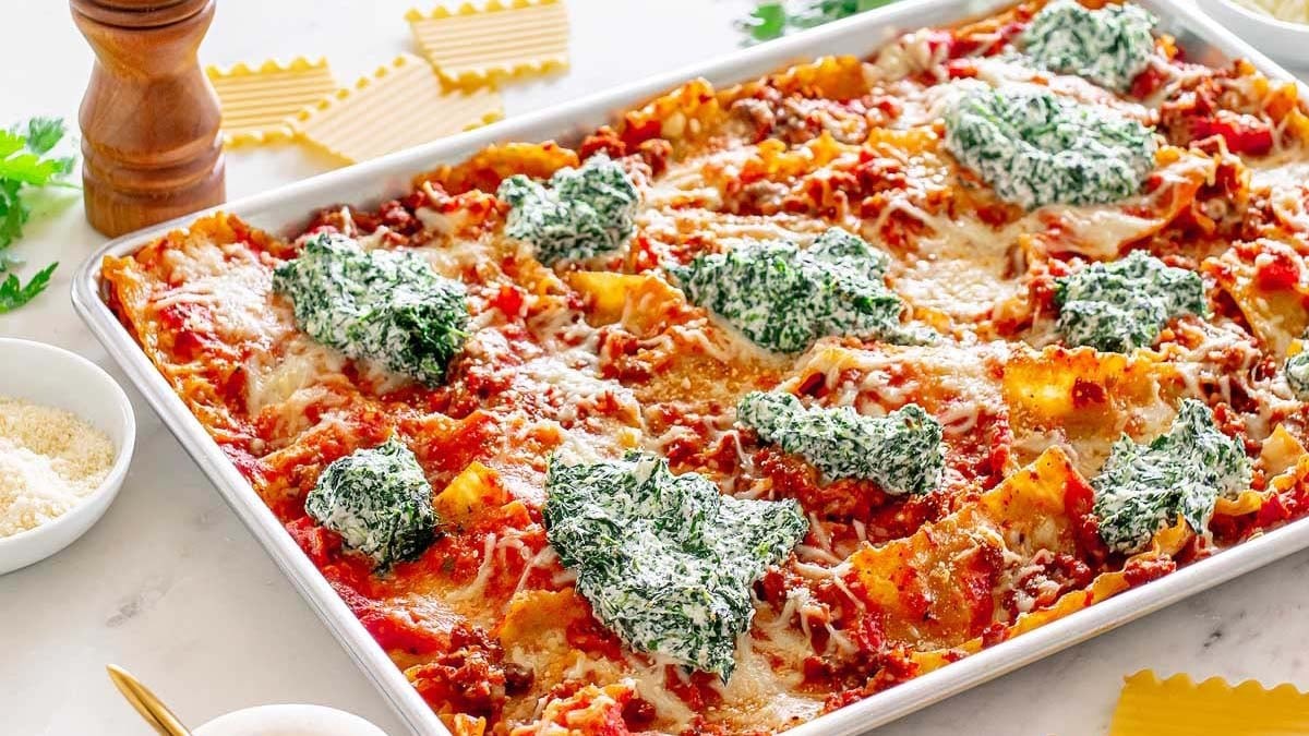 Sheet Pan Lasagna