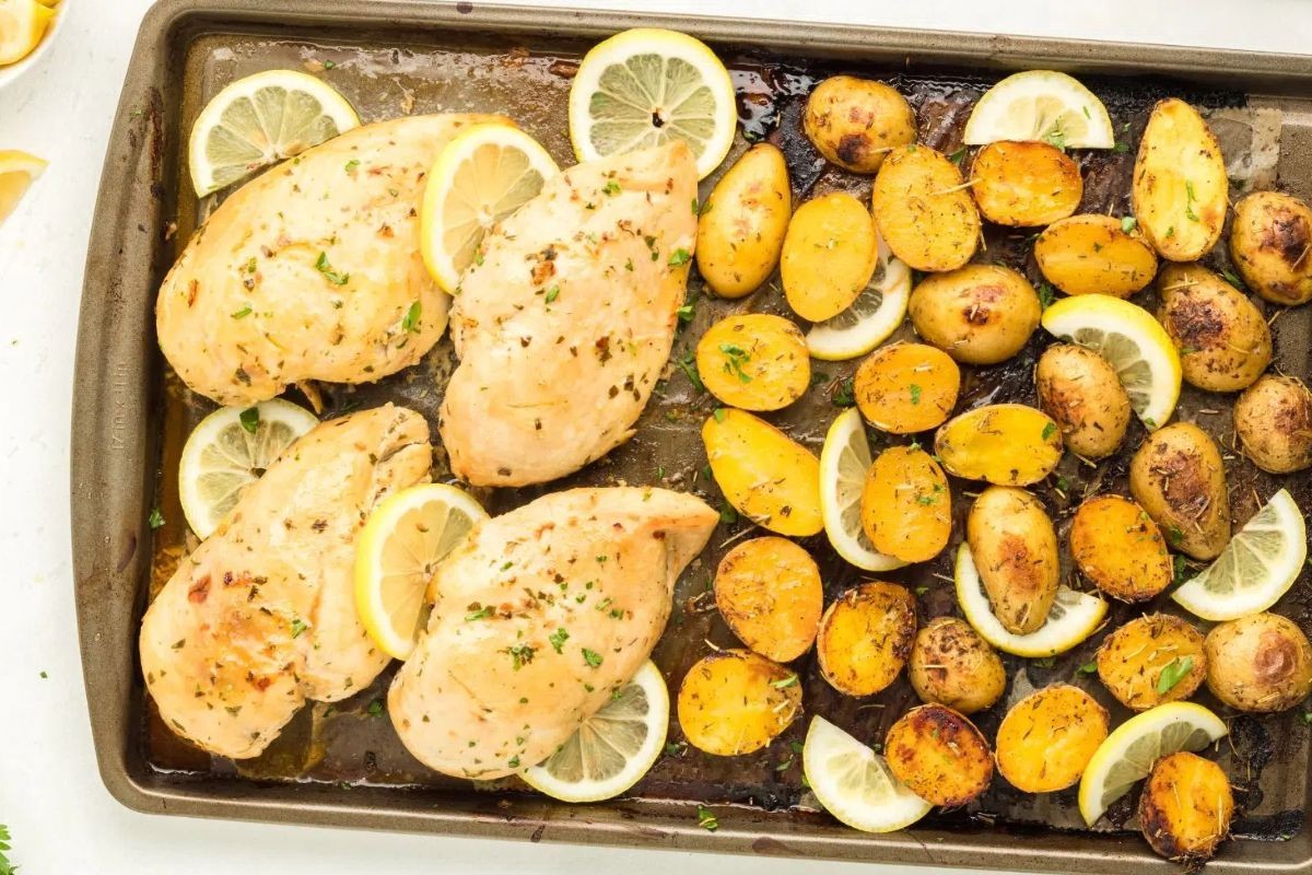 Sheet Pan Chicken and Potatoes