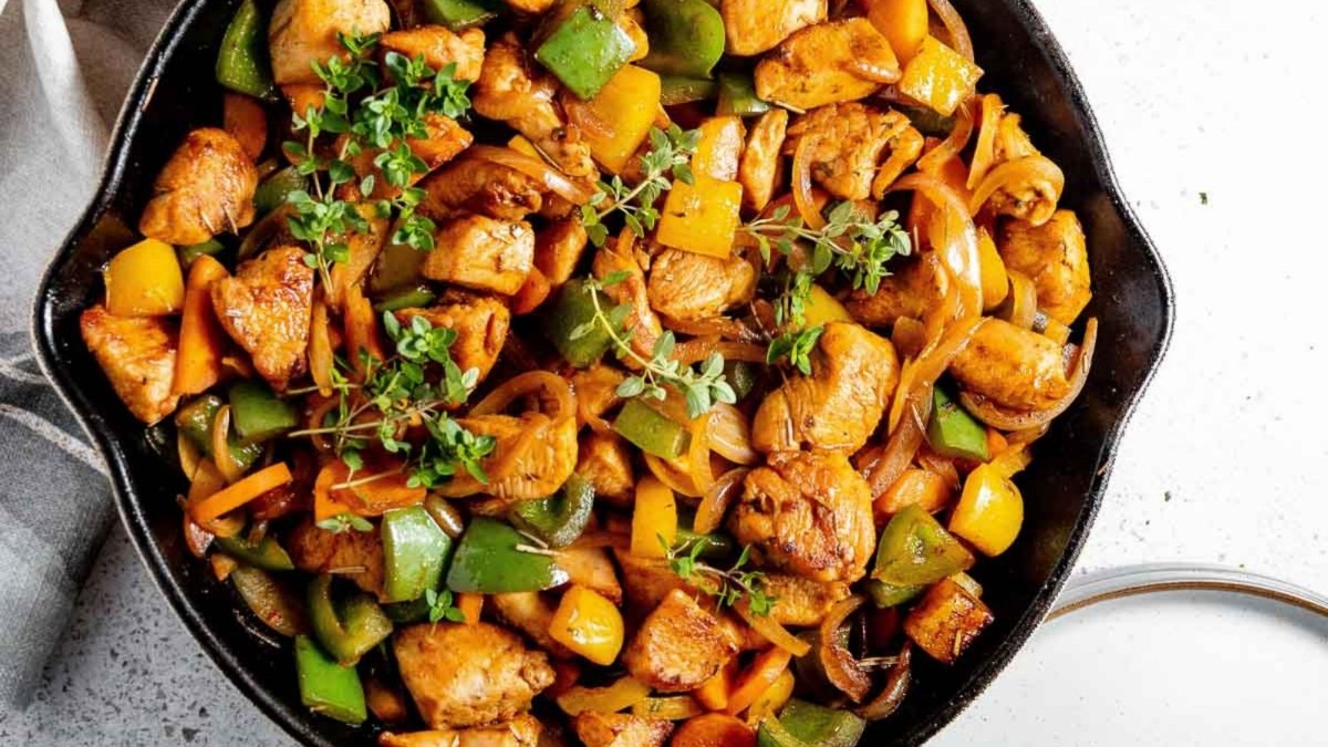 One Pan Chicken and Veggies