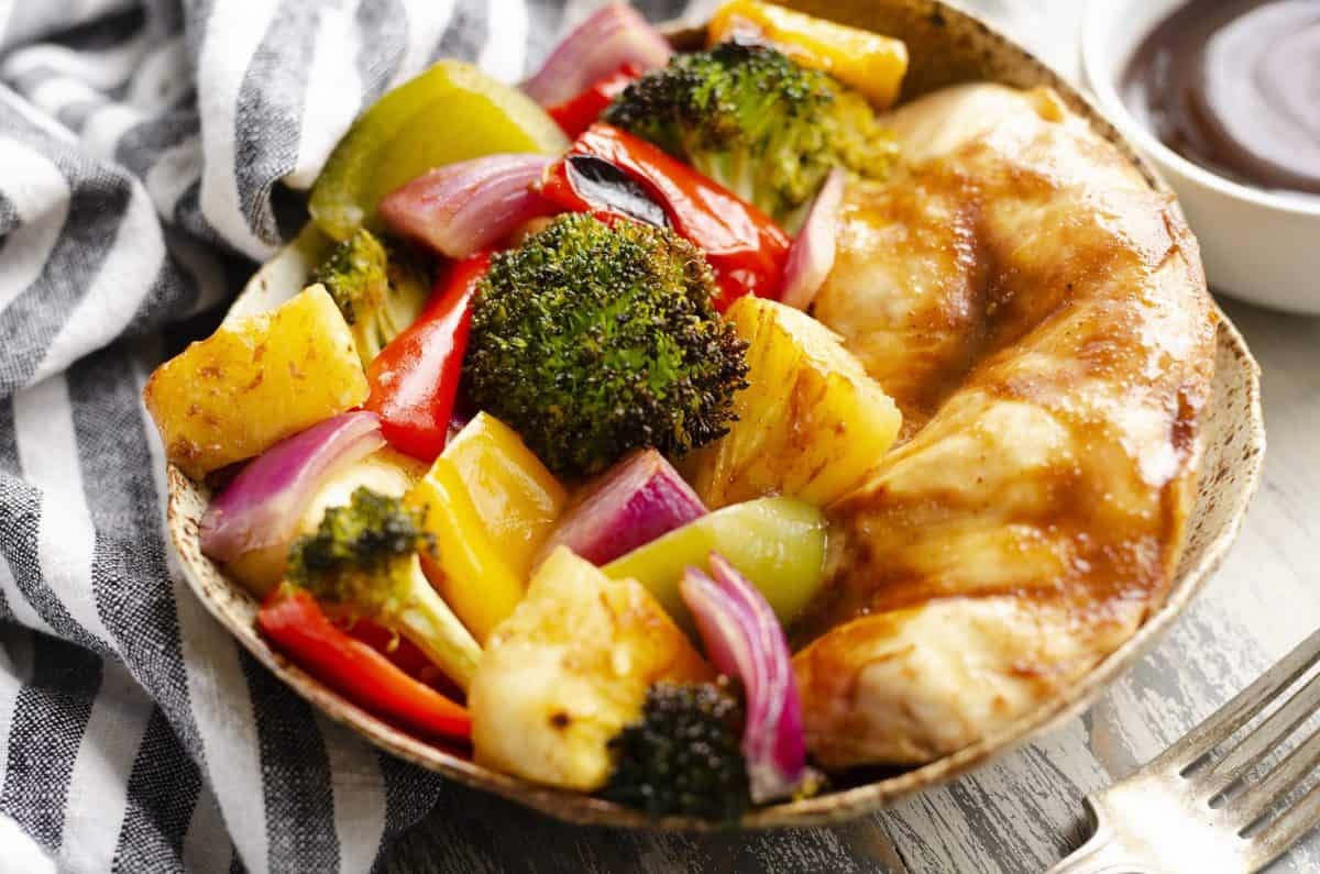 Pineapple Teriyaki Chicken Sheet Pan Recipe
