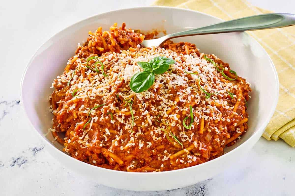 One-Pot Skillet Spaghetti
