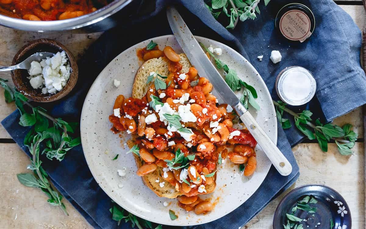 Instant Pot Tomato & White Beans