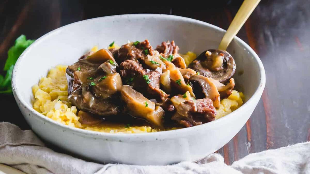Instant Pot Beef and Mushroom Stew