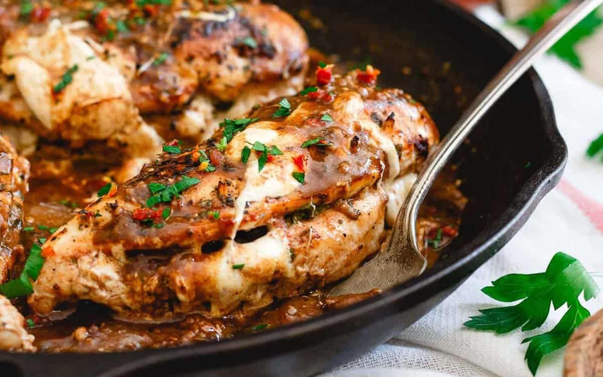 Stuffed Chicken Marsala