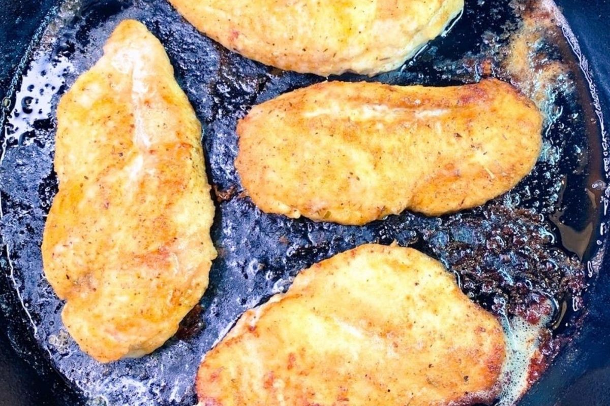 Pan Seared Chicken Cutlets