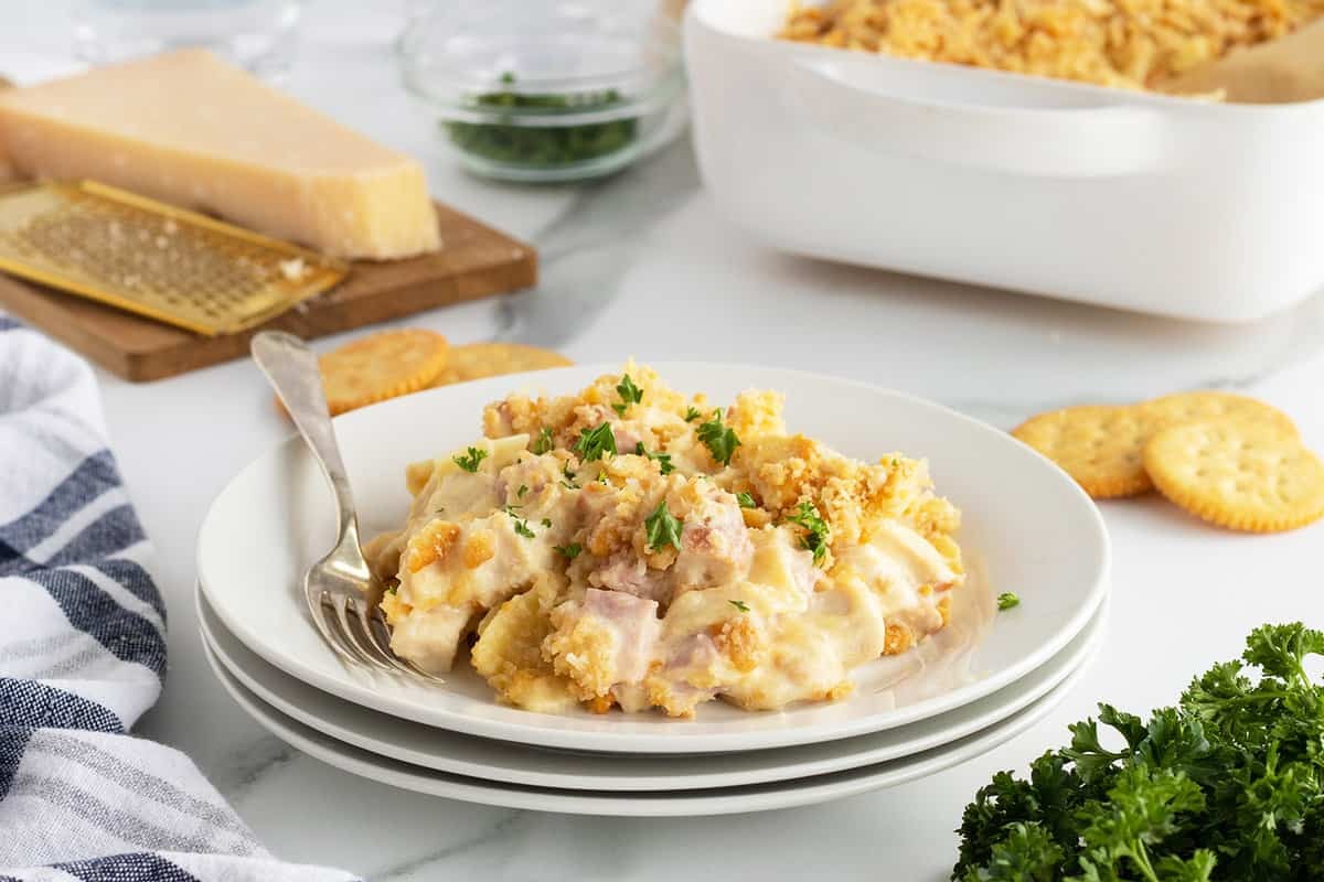 Creamy Chicken Cordon Bleu Casserole