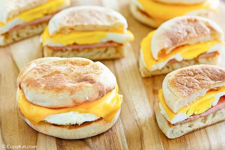 Homemade McDonalds Egg McMuffins
