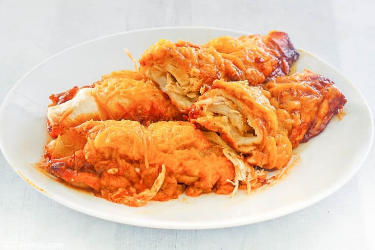 Sour Cream Chicken Enchiladas