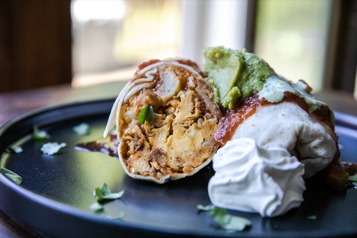 Breakfast Tamale Burritos