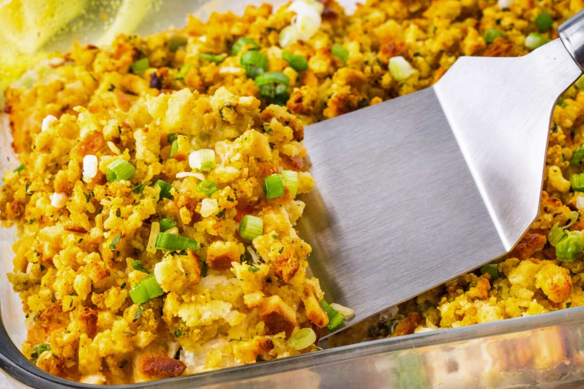 Chicken Stuffing Casserole