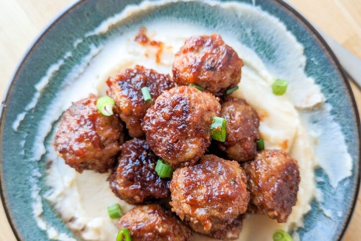 Easy BBQ Pork Meatballs