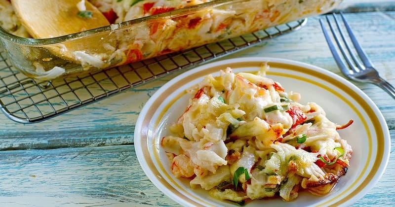 Chinese Baked Crab Delight Seafood Casserole