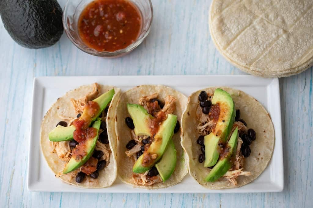 5-Ingredient Slow Cooker Chicken Tacos