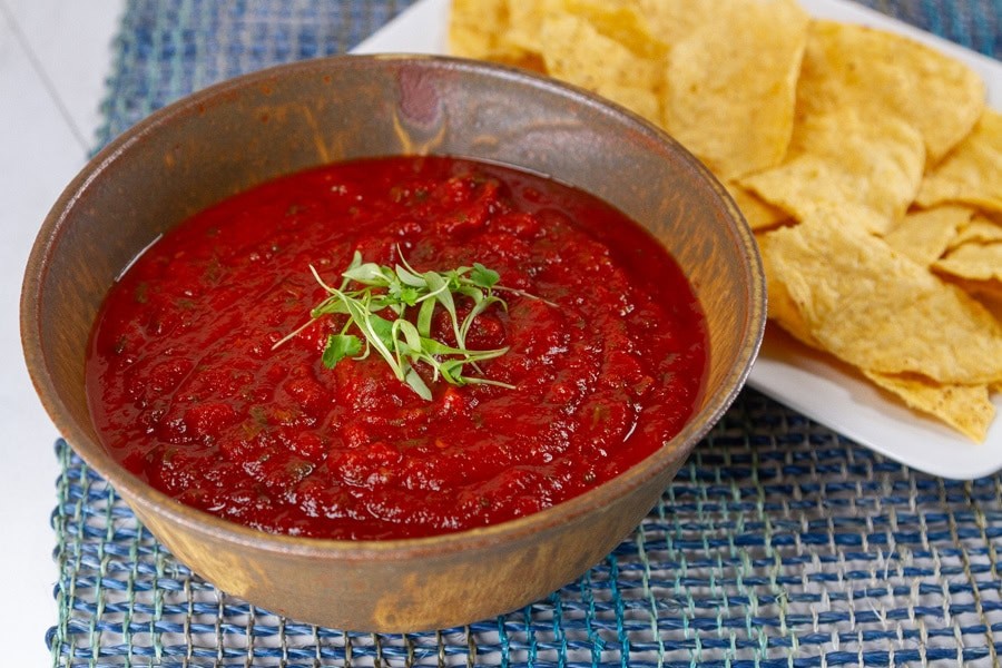 Easy Restaurant Salsa