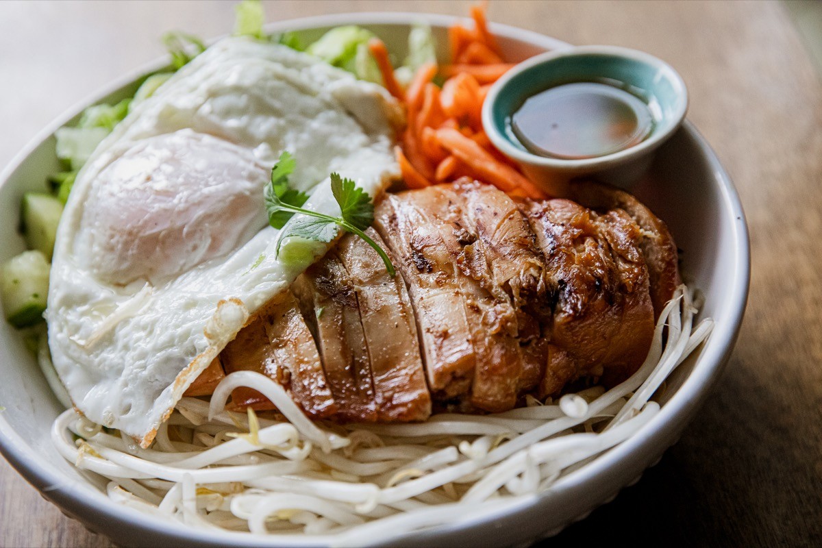 Traeger Chicken Vermicelli Bowls
