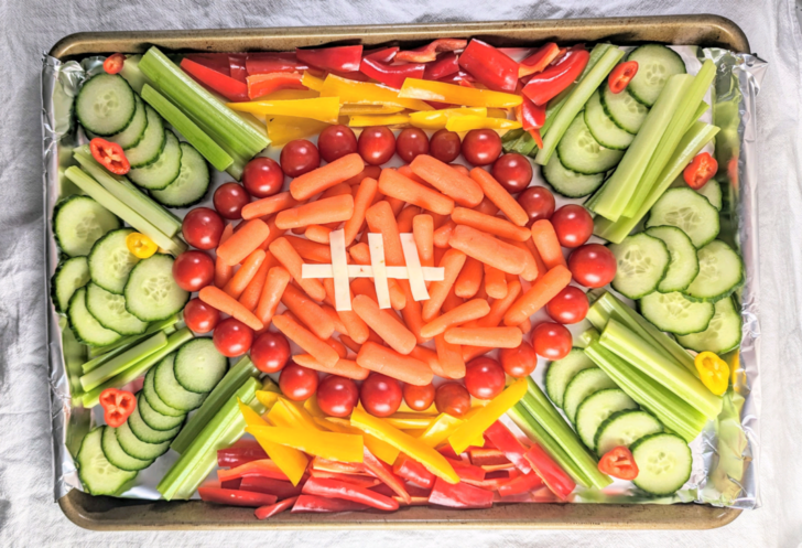 Football Veggie Tray: Easy Game Day Platter 
