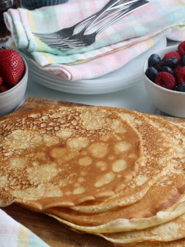 Easy Homemade Crepes Recipe.