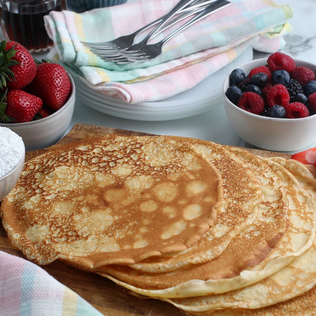 Easy Homemade Crepes Recipe.