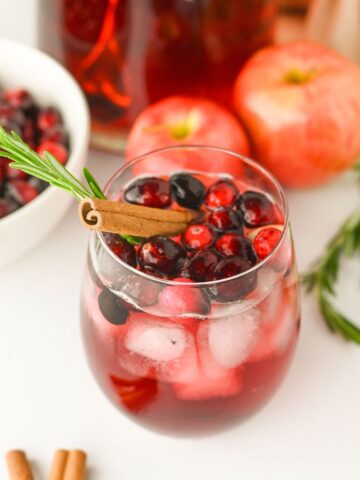 Christmas Cranberry Punch Non Alcoholic.