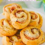 Ham and Cheese Crescent Roll Pinwheels Pin.