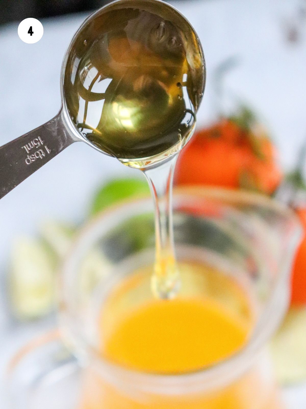 Add agave syrup.