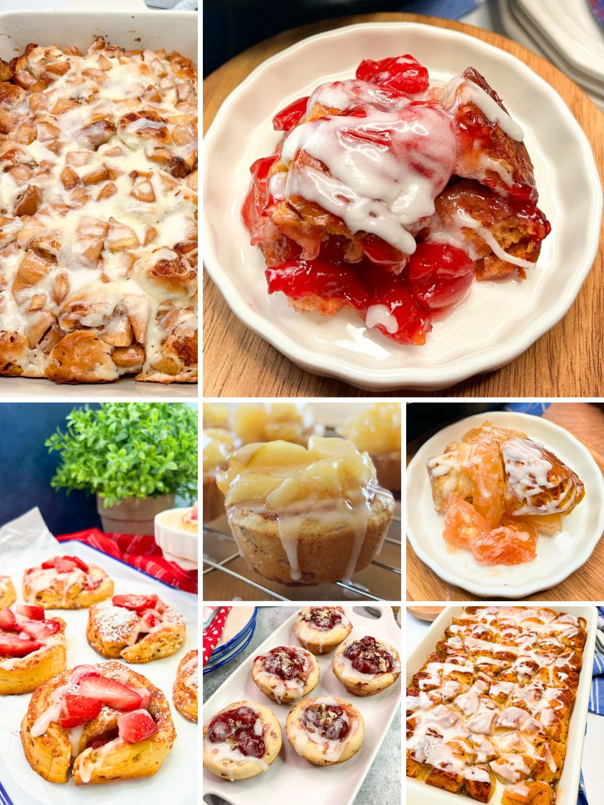 fruit filled cinnamon rolls