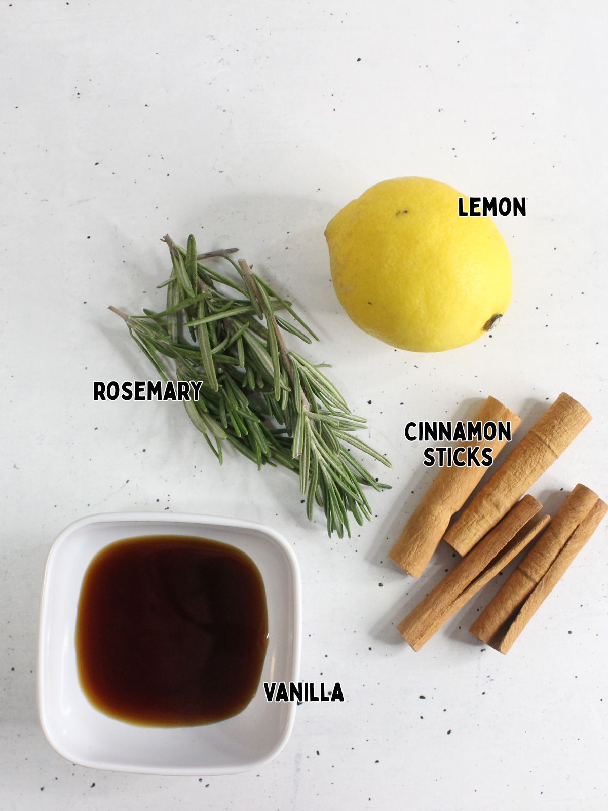 Ingredients for simmering pot.