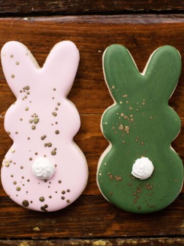Easter bunny cookies