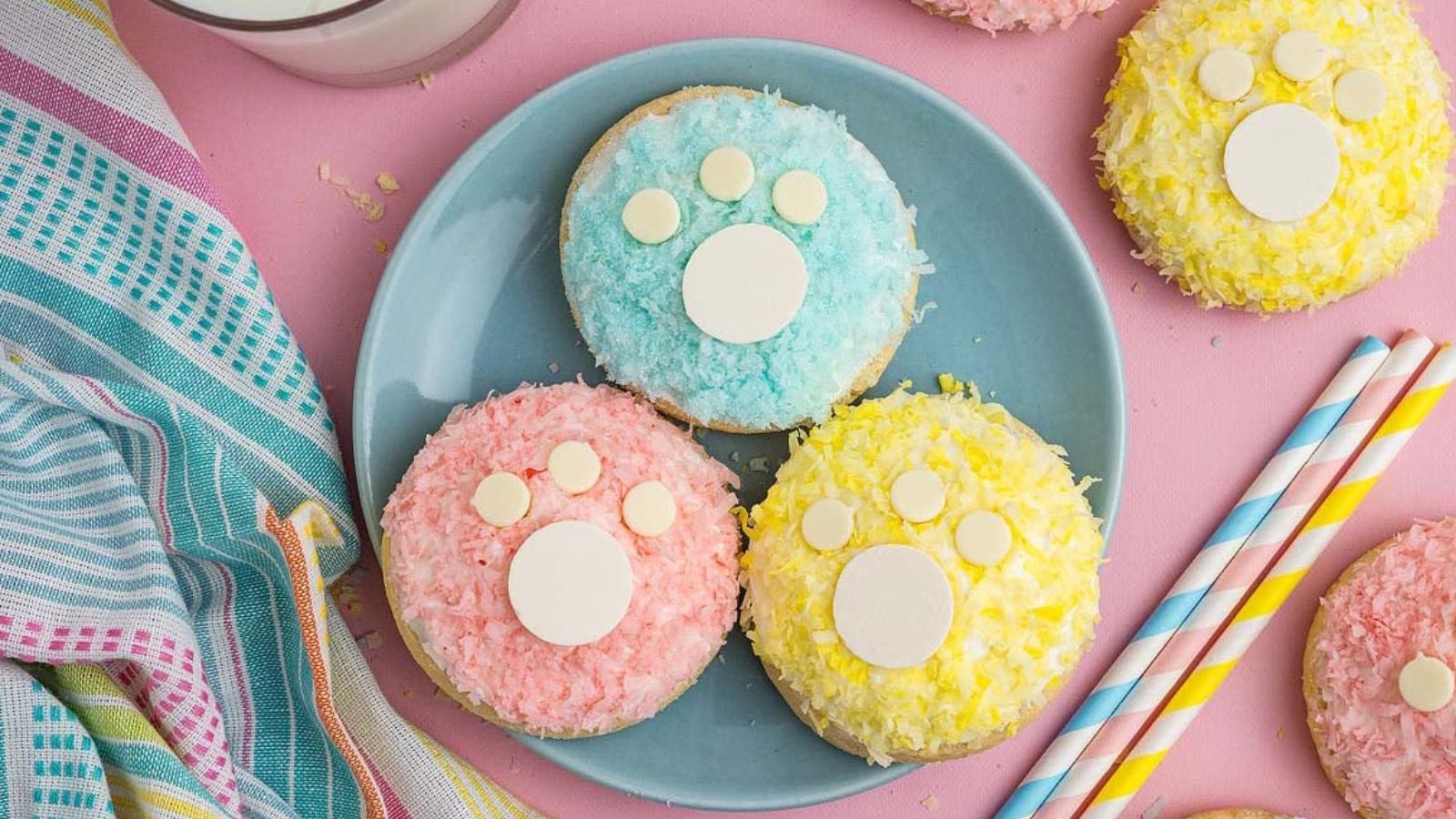 Bunny print cookies