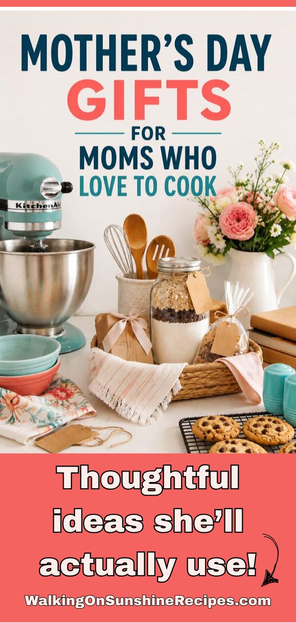 Best Mother's Day Gifts perfect for the home cook in your life. Let me help you pick out the perfect gift for Mother’s Day! Mother’s Day gifts for moms who love to cook with kitchen tools, baked goods, and homemade gift ideas.